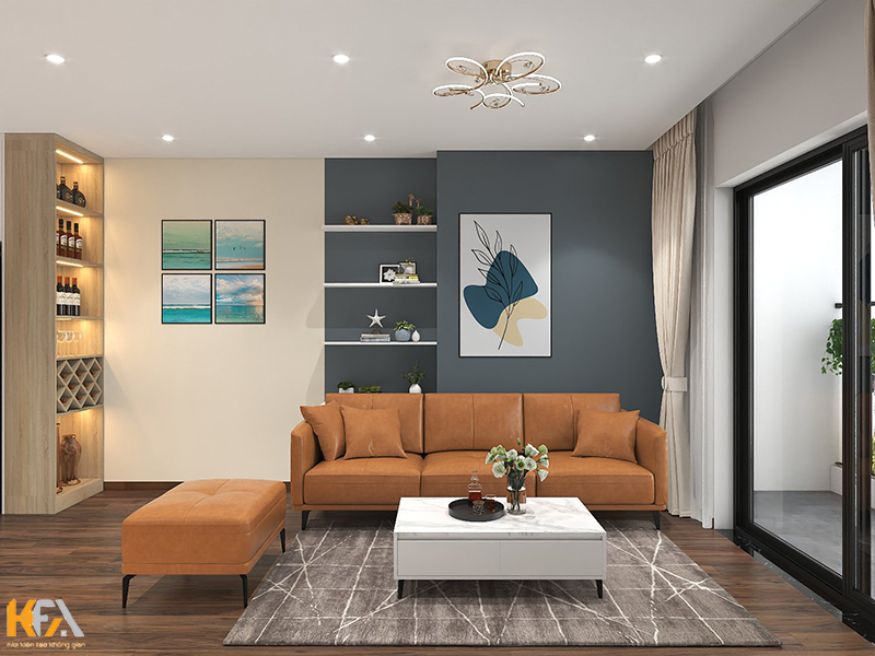 Thiết kế và thi công nội thất căn hộ chung cư Tân Hoàng Minh 70m2 cao cấp